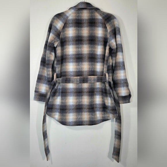 JOIE PLAID WOOL BLEND JACKET. - Picture 6 of 9
